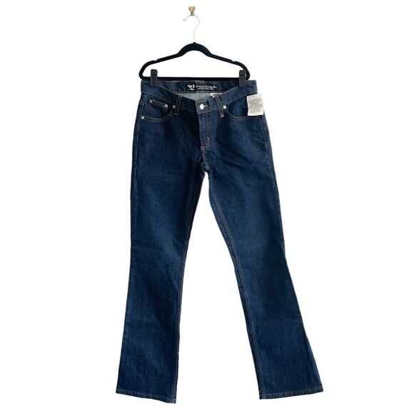 Rockies Slim Low Rise Jeans Charleston Blue Stretch Women's 6 Long NWT - Picture 2 of 11